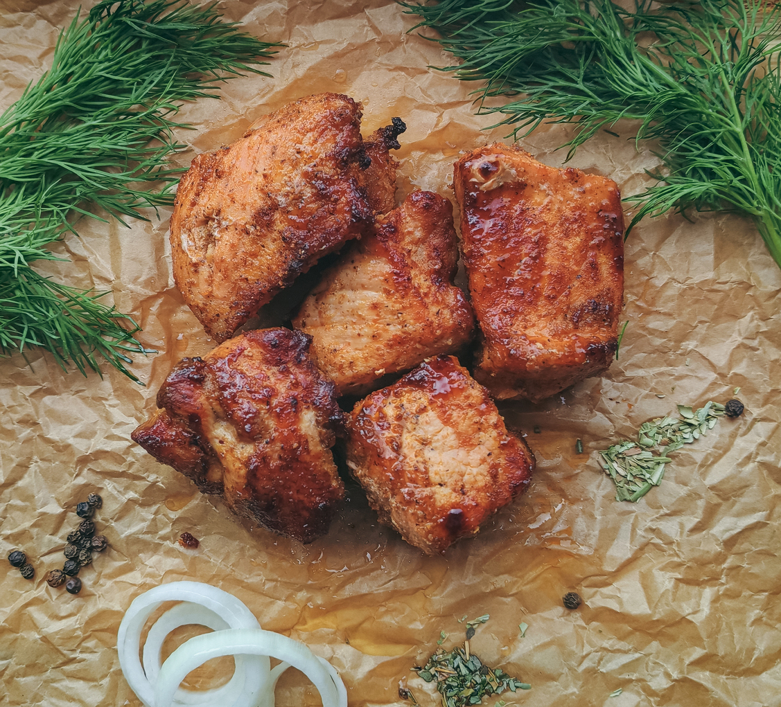 Шашлык из свинины (карбонад) ≈ 250г Шашлык из свинины (карбонад) ≈ 250г